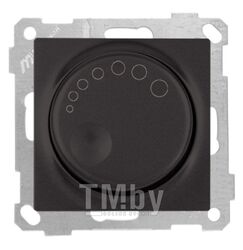 Выключатель поворотный (диммер) (скрытый, без рамки, винт. зажим, 600Вт) черный, DARIA, MUTLUSAN (220VAC, 60 - 600VA, 50 Hz, IP20)