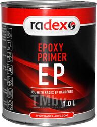 Грунт эпоксидный EP Эпоксидный (2:1), cмешивается с EP отвердителем RAD800100, 1 л RADEX RAD800003