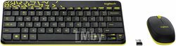 Клавиатура + мышь Logitech MK240 NANO (920-008213) Black СТБ