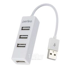 USB-хаб Perfeo 4 Port PF-HYD-6010H / PF_A4526 (белый)