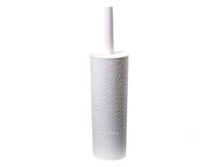 Щетка для wc пластмассовая в подставке "Crimp White" 9,6*9,6*38 см (арт. 2013401, код 141718)