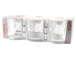 Набор стаканов стеклянных "Лабиринт" 6 шт. 250 мл (арт. 05c1262У, код 077427)