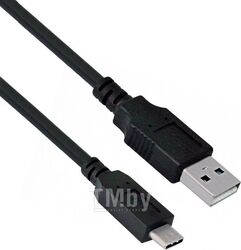 Кабель ExeGate EX272346RUS,USB 2.0 Type-A/USB 2.0 Type-C, черный, длина 1 м