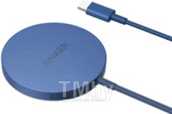 Беспроводное зарядное устройство PowerWave Select+ Magnetic Pad ANKER ANK-A2566G31-BL blue