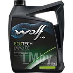 Моторное масло (PN 8320705) EcoTech 0W-40 FE 4 л Wolf 16106/4