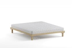 Двуспальная кровать Домаклево Канапе 160x200 (береза)