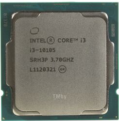 Процессор Intel Core i3-10105 (Oem) (CM8070104291321SRH3P) (4.4/3.7Ghz, 4 ядра, 6MB, 65W, LGA1200)