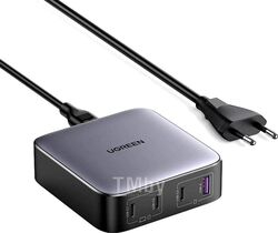 Сетевое зарядное устройство UGREEN Nexode 1*USB-A+3*USB-C 100W Desktop Fast Charger CD328 (Space Gray) 90928