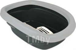 Туалет-лоток Trixie Carlo 2 40121 (серый/светло-серый)