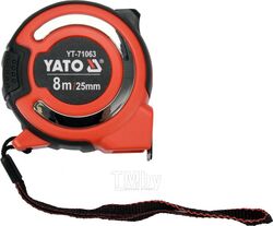 Рулетка с магнитом 8мх25мм (бытовая) Yato YT-71063