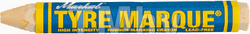 Маркер промышл. на основе твердой краски для шин MARKAL ЖЕЛТЫЙ (толщ. линии 12.7 мм) (Цвет желтый)