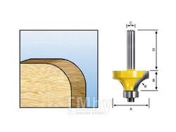 Фреза кром.31,8х8мм (MAKITA)