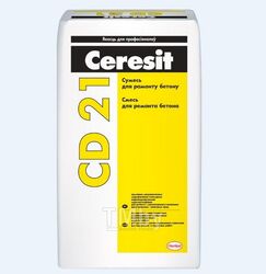 Раств смесь сухая штукатурная Ceresit CD 21/ более 5мм ,25 кг