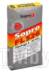 Фуга Sopro FL 526 серая 25 кг