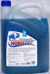 Антифриз NORDTEC NORDTEC ANTIFREEZE-40 G11 синий 5кг