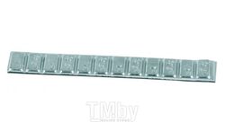 Комплект балансировочных грузов самоклеящихся, сталь, полимер серебро, полоса 30 г: 12 х 2.5 г (100 полос в коробке) - ультратонкие TIP TOPOL TPALU-FE3