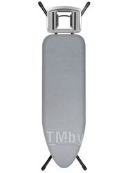 Чехол для гладильной доски с термостойким покрытием EVA, 136х52см, Е12301 серый