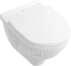 Унитаз подвесной Villeroy &amp; Boch O.Novo Direct Flush с сиденьем микролифт (5660HR01)