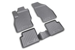 Комплект резиновых автомобильных ковриков в салон OPEL Corsa 2006->, 4 шт. (полиуретан) ELEMENT NLC3714210K