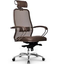 Кресло Samurai SL-2.04 MPES, Светло-коричневый / Серый