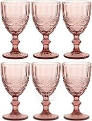 Набор бокалов Lenardi 588-430 (6шт, розовый)
