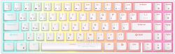 Клавиатура Royal Kludge RK71 White (USB/2.4 GHz/Bluetoth, RGB, Hot Swap, Brown switch)