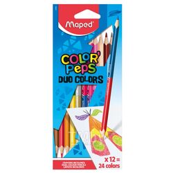 Цветные карандаши двусторон. 12 шт. "Duo" Maped 829600