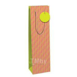 Пакет бумажный подарочный 12,7*9*35,5 см "Neon" для бутылки Rhodia 30678-4C