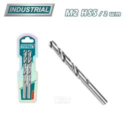 Сверло по металлу M2 HSS 3,0x70 мм TOTAL TAC1200302 (2 шт)