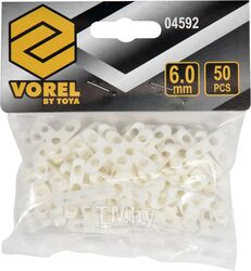 Крестики для плитки Т-образные 6,0 мм (50 шт) Vorel 4592