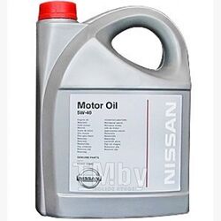 Моторное масло NISSAN 5W40 5L KE90090042