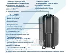 Бак мембранный для отопления Wester Impero WRV15-P