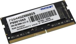 Оперативная память DDR4 Patriot PSD44G266682S
