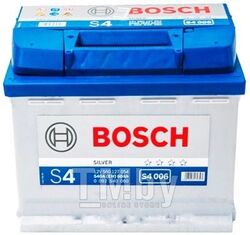 Аккумулятор BOSCH S4 SILVER 12V 60AH 540A ETN 1(L+) B13 242x175x190mm 14.34kg BOSCH 0092S40060