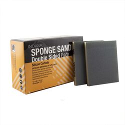 Двухсторонний абразивный блок Abrasive Sponge Wood 98x122x13mm P 60 (10)