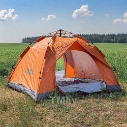 Палатка кемпинговая четырехместная (210х200х135см) ISMA ISMA-СAMP-2