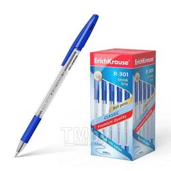 Ручка шариковая "R-301 CLASSIC Stick and Grip" синяя Erich Krause 39527
