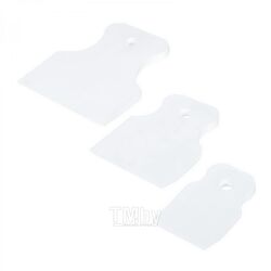 Набор шпателей 3 предмета белый резинопластик, 40,60,80мм 3шт. Remocolor 12-2-102