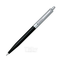 Ручка шарик/автомат "Point metal" 1,0 мм, пласт./метал., черный/серебристый, стерж. синий SENATOR 2866-BL/S-012866104100
