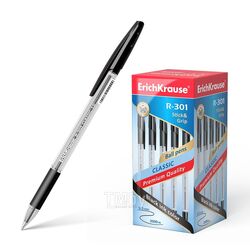 Ручка шариковая R-301 Classic Stick&Grip 1.0, цвет чернил черный Erich Krause 39528