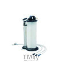 Ручной/пневматический насос с емкостью 9 литров для вытяжки отработанного масла (пластик) Force 9T3606