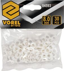 Крестики для плитки Т-образные 8,0 мм (30 шт) Vorel 4593