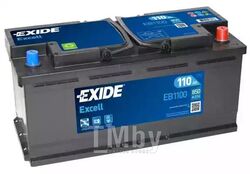 Аккумулятор Excell 110Ah 850A (R +) 392x175x190 mm EXIDE EB1100