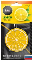 Ароматизатор подвесной пластик "сочный фрукт" лимон AIRLINE AFFR092