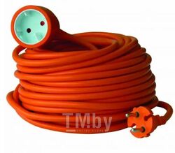 Удлинитель-шнур кабель Electroline ПВС 2х1,5мм2 20м 01623 оранжевый
