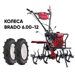 Культиватор BRADO GM-850SB + колеса BRADO 6.00-12 (комплект)