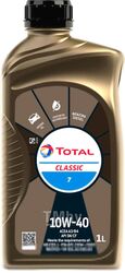 Масло моторное TOTAL CLASSIC 7 10W40, 1L ACEA 2007, A3/B4, API SL/CF TOTAL 213752
