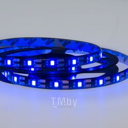 LED лента 1м с USB коннектором 5 В, 8 мм, IP65, SMD 2835, 60 LED/m, цвет свечения синий LAMPER