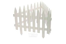 Забор декоративный "GOTIKA" №3 артикул 50012, 7 шт длина 3,10 м белый GardenPlast 4814132000250