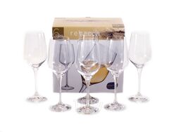 Набор бокалов для вина стеклянных "rebecca" 6 шт. 350 мл Crystalex 40797/350